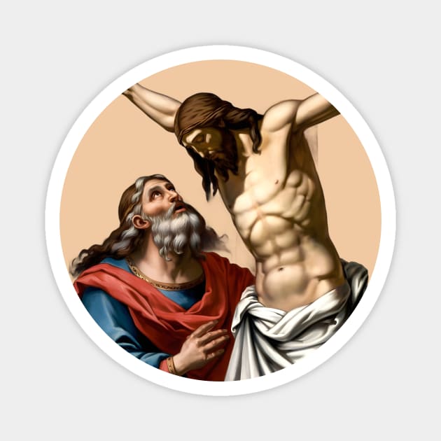 Messiah's Journey Exploring the Life of Jesus Magnet by animegirlnft